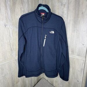 The North Face Dark Blue Zip-Up Jacket